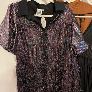 XL Queen of Sparkles Tinsel Dress